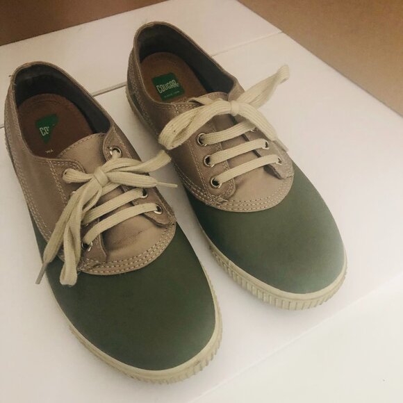 Cougar Women's Dash Rubber Waterproof Duck Sneaker Shoes Green and Tan Size 10 - Picture 9 of 11